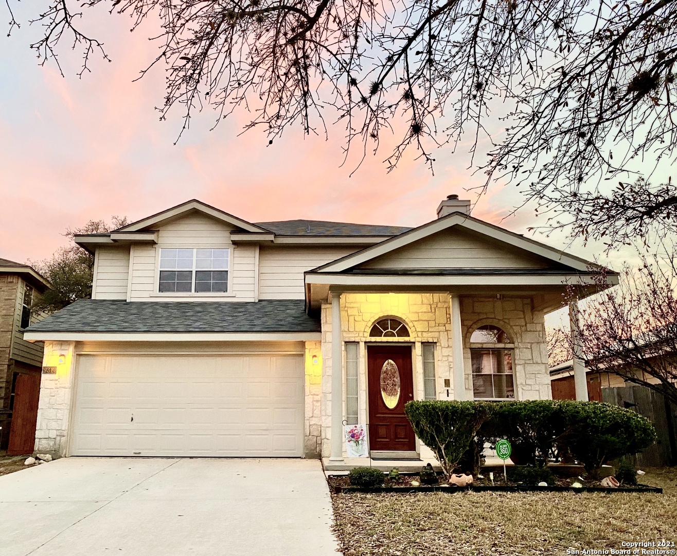 **MOTIVATED SELLER **  Nestled in a peaceful cul de sac in the very desirable Northwest area of San Antonio, this pristinely kept home is ready for a new family.  The original owner has maintained the home with great pride.  Featuring a double master suite, this home is perfect for a family of ANY size.  With plenty of beautiful windows for natural light and elegant fixtures throughout the home, this home boasts casual elegance.  The bedrooms are very spacious and the walk-in closets are custom oversized.  You will be AMAZED!!  The upstairs Family room is cozy and peaceful.  It features a fireplace for the family to gather around on cold, winter nights.  The back yard is an oasis of tranquility with a beautiful covered patio to enjoy outdoor meals with your loved ones.    Conveniently located near shopping centers, restaurants, highly rated NISD schools, and entertainment, this GEM OF A HOME is a must-see to fully appreciate!!