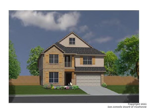 Beautiful 5 bedroom 3 1/2 bath with game room and media room. Master down with separate garden tub and walk in shower. 3 car garage, wood burning fire place and no back neighbors. ESTIMATED COMPLETION JANUARY/FEBRUARY 2022. Please call and leave a text message or visit our model home!