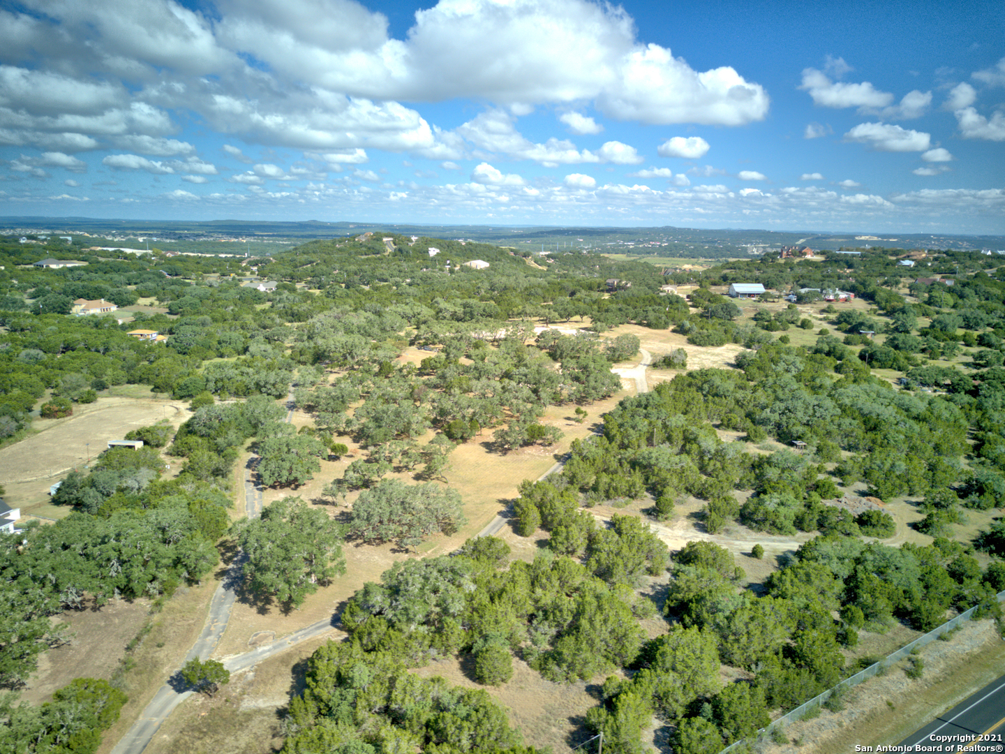OPEN HOUSE AND LAND TOUR SATURDAY 9 - 11 AM!!  Prime location- 20.5 acres of scenic rolling hills with mature oak trees.  Build a beautiful home with privacy, space and hill country views all around. Or an investor can subdivide into a minimum of 2 acre tracts to build beautiful homes for fast growing area.  Owners would have easy access to charming downtown Bulverde and quickly be able to get to major thorough fares, shopping, and all that San Antonio has to offer. All structures previously on the property have been removed and it is ready for you to make your dreams come true.  Come see it today.