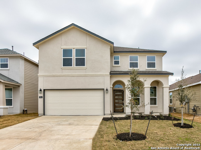 Built by Venice Homes |  Ready Aug 2022. | 2190 sq ft | 2-story stucco home with 3 bedrooms, 2.5 baths, a study, game room, covered patio and 2-car garage. The owner's retreat is located on the 2nd floor & includes dual walk-in closets and a walk-in shower. The kitchen includes a granite island with a service bar, GE gas free-standing range, GE dishwasher and dual -stage purified filtered drinking water system. Vinyl plank and carpet flooring can be found throughout the home. (*Photos of a similar home)
