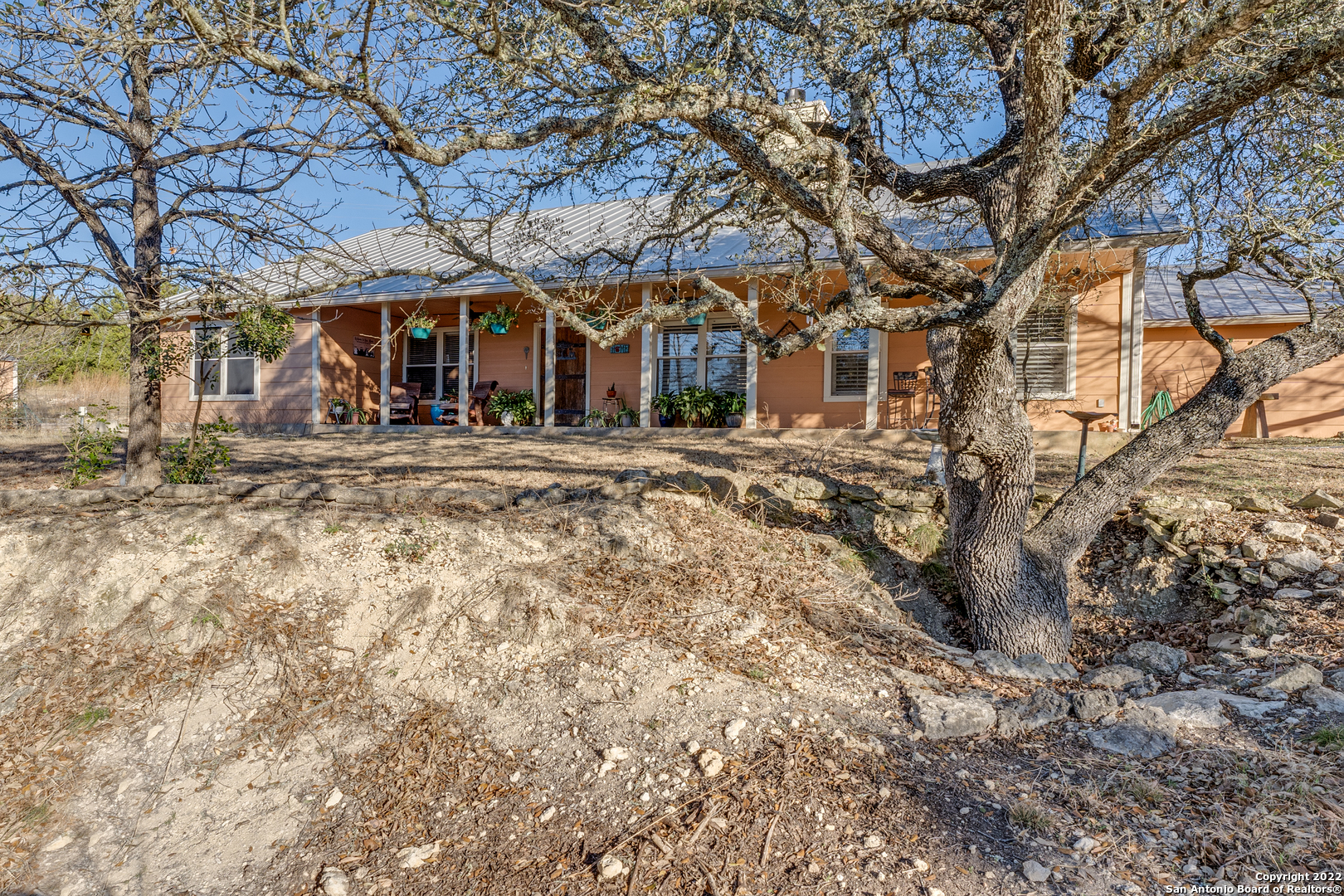 Come enjoy just over 4.5 acres of hill country that's walking distance from Boerne Lake! This country style ranch home includes over 2,400 feet of living space, back patio with fenced in backyard, sport court for kids to play on, a shed, and plenty of open space for play, gardening, pets. etc!     Contact me for any questions or comments about the property and what it has to offer!