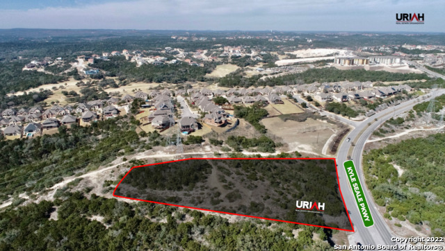 Unique opportunity to purchase a 2.5  acre lot in San Antonio, TX. This property has 369  linear ft on Kyle Seale Pkwy. Zoned C-2 and with beautiful hill country views located a short drive away from La Cantera, The Rim, Lifetime Fitness and other top local attractions. This site is perfect site for any business or multi-family development.