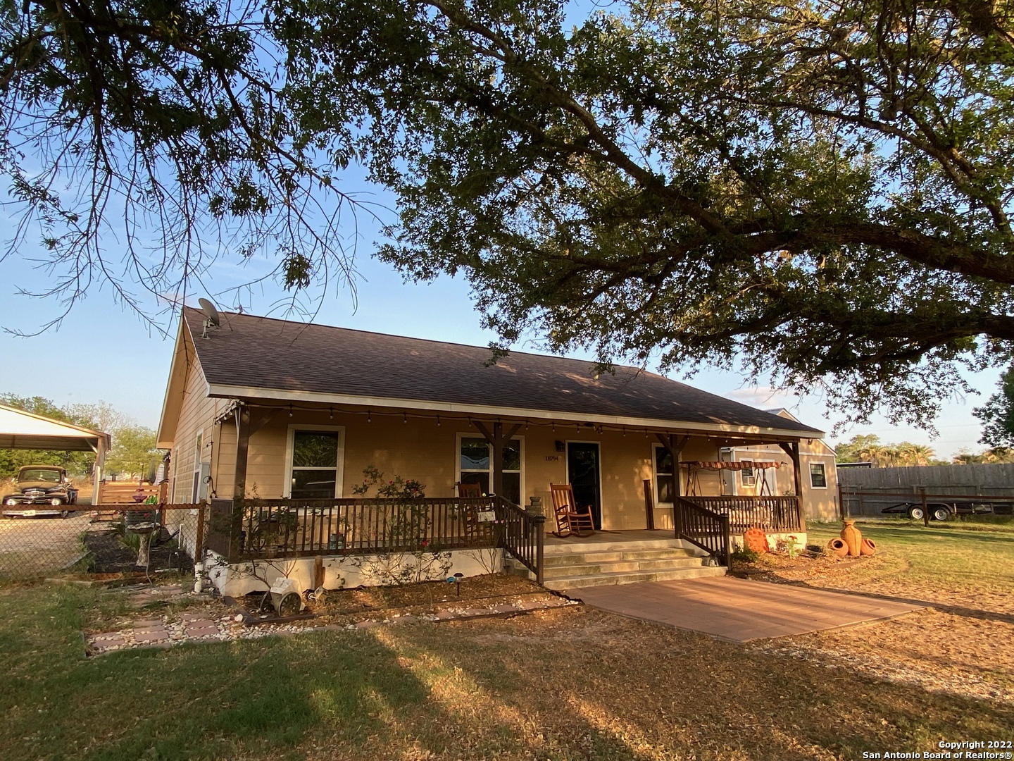 This property consist of an immaculate, well kept 3/2 main home, a 2/1 mother-in-law home, a 20x40 "She Shed" & a 16x16 office/workshop, all with ac. Add a 30x30 lighted courtyard, for back yard BBQ gatherings & new cedar fencing, surrounds the yard, with solar powered lighted posts, for night time parties. Add a 24x40 carport, on a concrete slab & an additional 12x20 open carport. Two blocks from City Park! (FYI, Mother-in-law home has a separate tax #0259000040000905) This rare find, is just waiting for the right family, to utilize the opportunity for family gatherings or an additional rental income. An added plus is an abundance of wild grape vines, producing wild mustang grapes, for excellent grape wine & a small herd of deer visit every night! MOVE FAST-WON'T LAST!