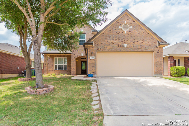 This San Antonio two-story home offers granite countertops, and a two-car garage. This home has been virtually staged to illustrate its potential.