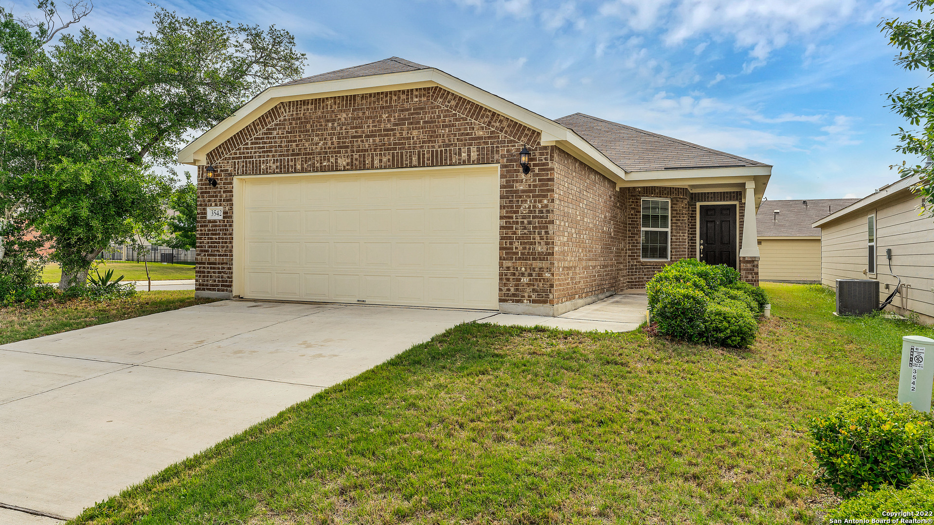This charming home is located in Del Webb's 55+ Premier Adult Community at Hill Country Retreat. Home is a single story, 2 bedroom, 2 bath. Move in ready! Home sits on a corner lot. Home includes a washer, dryer and refrigerator.