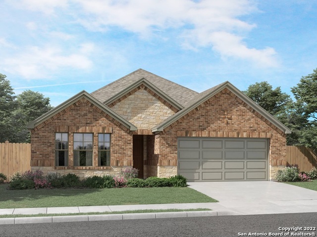 Brand NEW energy-efficient home ready September 2022! The Henderson's open concept layout makes it easy to keep an eye on the family room while preparing dinner in the kitchen. Slate cabinets with ice white quartz countertops, modern gray tile flooring with greyish brown carpet in our Distinct package. Set on approximately 700 acres in Far Northwest San Antonio, this Master Planned community offers beautiful amenities the whole family can enjoy. With convenient access to major highways, shopping, dining and entertainment are just minutes away. Residents of this community will attend highly rated Northside ISD schools. Known for their energy-efficient features, our homes help you live a healthier and quieter lifestyle while saving thousands of dollars on utility bills.