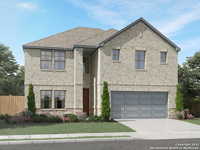 Brand NEW energy-efficient home ready August 2022! Unwind in the Kendall's spacious private main level primary suite. Linen cabinets with white-toned quartz countertops, beige tone EVP flooring with dark gray tweed carpet in our Balanced package. Set on approximately 700 acres in Far Northwest San Antonio, this Master Planned community offers beautiful amenities the whole family can enjoy. With convenient access to major highways, shopping, dining and entertainment are just minutes away. Residents of this community will attend highly rated Northside ISD schools. Known for their energy-efficient features, our homes help you live a healthier and quieter lifestyle while saving thousands of dollars on utility bills.