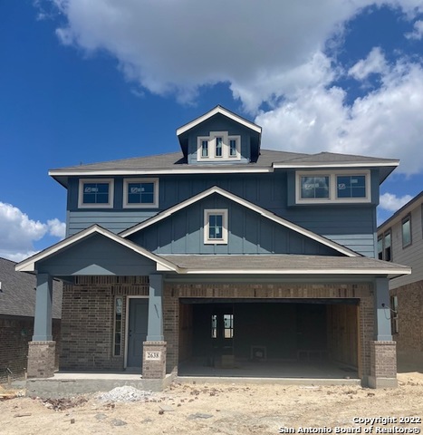 Beautiful two story 4 bed 4.5 bath and 2 car garage. Bay window in master bedroom, Spa walk-in shower in master bedroom. Automatic Sprinklers included, front gutters, pre-plumped for a water softer. Gas Community for Cooking.
