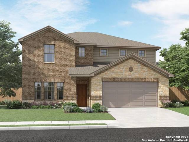 Brand NEW energy-efficient home ready October 2022! Make a grand entrance in the Legacy's two-story foyer. Create a quiet space to read or work in the private study. Linen cabinets with milky white quartz countertops, large format tile flooring with dark gray tweed carpet in our Divine package. Residents can enjoy beautiful surrounding hill-country views, a community pool, clubhouse, and playground. Shopping, dining, golf, and Sea World are just down the road. Known for our energy-efficient features, our homes help you live a healthier and quieter lifestyle while saving thousands on utility bills.