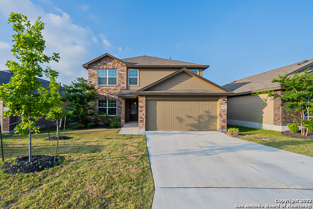 Built in 2019, this San Antonio two-story home offers granite countertops, and a two-car garage.    This home has been virtually staged to illustrate its potential.