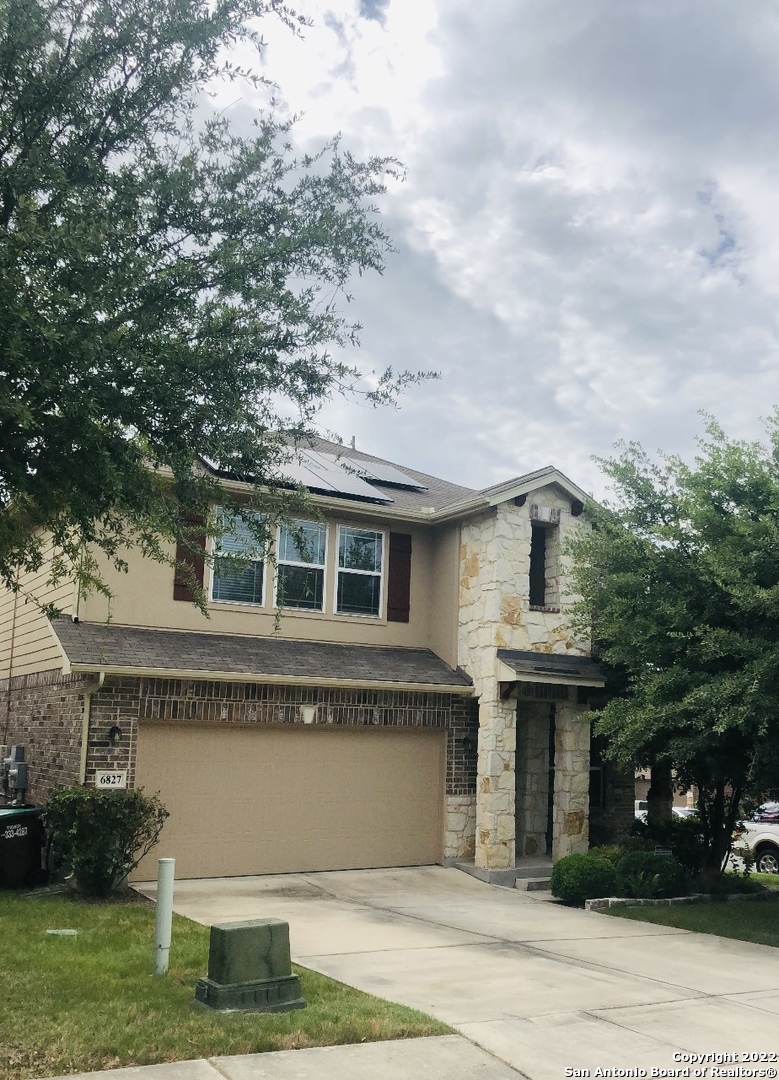 Absolutely gorgeous home in the sought after community of Alamo Ranch. This home has 5 generous sized bedrooms with the master downstairs, as well as 2 eating areas, 2 living areas including a large game room/loft and a media room fit for a king! The kitchen shares plenty of cabinets and classy granite counter tops. Bonus....It is pre-wired for a back up generator, includes a water softener, and you will have more control over your electric bill with the already installed solar panels! This home is a must see!