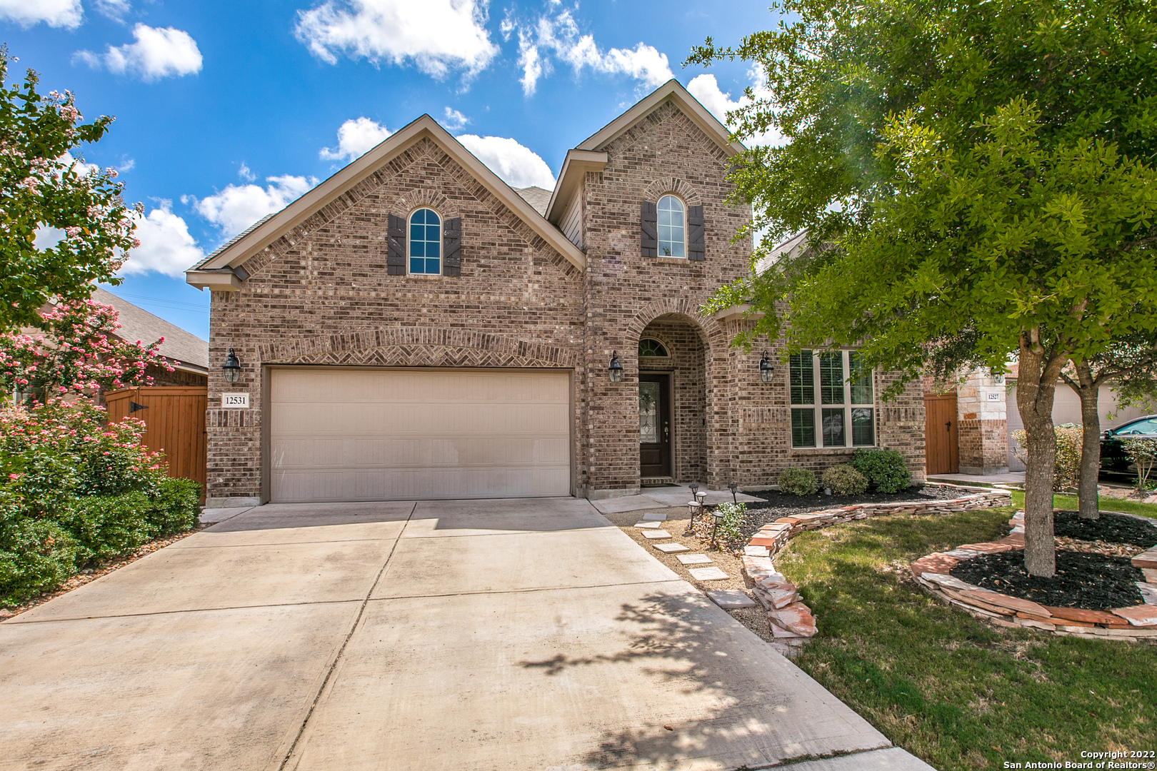 OPEN HOUSE, Friday 6/24 from 4-7 and Saturday 6/25 from 12-3. Greenbelt stunner in Stillwater Ranch! Bright and open floor plan with 4 bedrooms and 3.5 baths. This home features an elegant & inviting entry, high ceilings, study, game room and downstairs primary suite. Beautifully appointed granite kitchen with gas cooking and a large island perfect for entertaining and family gatherings. Check out the gorgeous greenbelt view with no back neighbors!! Easy walk to sought after Scarborough Elementary School and don't miss the amazing neighborhood amenity center. Convenient to Lackland AFB, restaurants, shopping and highways.