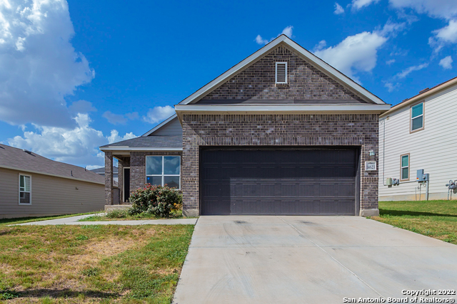 Built in 2020, this San Antonio one-story home offers granite countertops, and a two-car garage.    This home has been virtually staged to illustrate its potential.