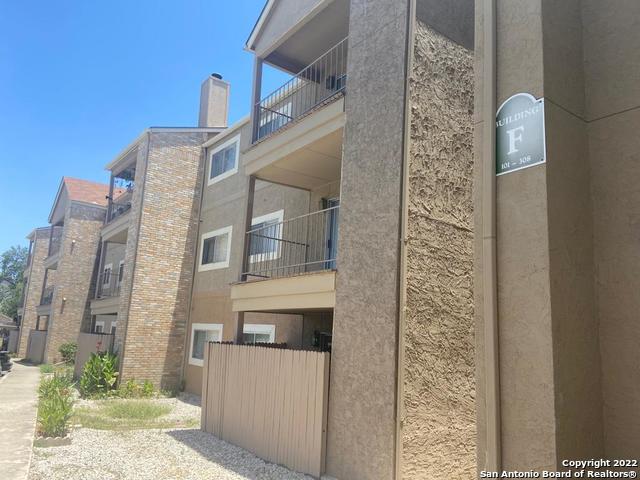 This 2 bedroom condo is conveniently located in the Medical Center near hospitals, UTSA, and Baptist Health System School of Health Professionals. Come home to this open floor plan with a living/dining combo. The primary bedroom offers a private entrance to the patio.  Located in the 1st floor of the building. Additional features include washer/dryer connections and one assigned carport spot. Call me for more information. Same day showings available.