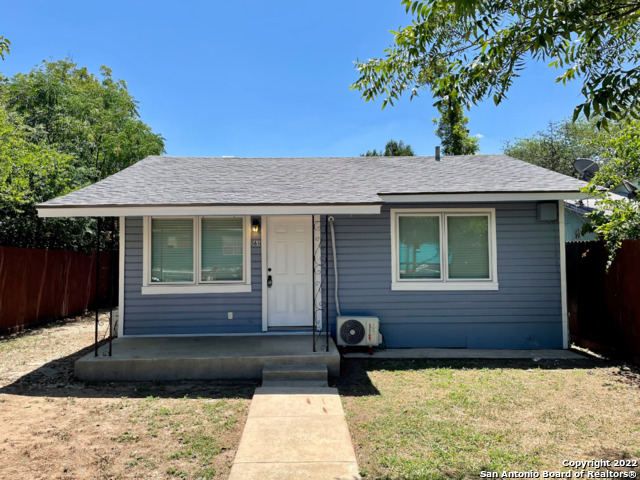 Come take a look at this cozy two bedroom, one bath with recent updates! Kitchen has stainless steel appliances and updated wood floors throughout. Close to Highway 90 and downtown San Antonio. Schedule your showing before it's too late.