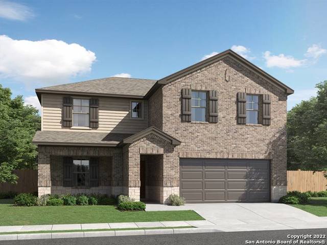 Brand NEW energy-efficient home ready October 2022! Turn the kids loose in the Royal's second-story media and game rooms while you entertain in the open concept great room. Stone cabinets with smoky grey granite countertops, grey cool tone EVP flooring and textured grey carpet in our Cool package. Residents can enjoy beautiful surrounding hill-country views, a community pool, clubhouse, and playground. Shopping, dining, golf, and Sea World are just down the road. Known for our energy-efficient features, our homes help you live a healthier and quieter lifestyle while saving thousands on utility bills.