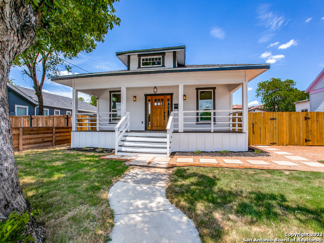 *Large price revision reflects the Seller's motivation* Authentic 1920's Craftsman on the exterior, flawlessly paired with 2022 the finishes of a contemporary interior lifestyle. The timeless appeal of this architecture is indiginous to the multi-generational neighborhood of Denver Heights. The covered front porch offers a place to participate in the comings and goings of the neighborhood and the urban hustle. The essential Craftsman elements of gabled roof, waterfall wood siding, large deep covered front porch have been preserved to maintain the character of the neighborhood. The interior has been totally gutted, expanded and contemporized to create a live/work/entertain environment. A newly added private outdoor back living room is large enough to accommodate both dining and lounging in a private space, appointed with recessed lighting, wood ceiling and ceiling fan. The two front guest bedrooms share a full bathroom and are in a separate wing from the newly added main bedroom/bathroom/walk-in closet suite.     Since this home sits on the left side of 2 1/2 lots, it provides enormous options for the future development of a secondary dwelling and garage/carport. This is not a renovation or a flip. The home has been thoughtfully designed and rebuilt starting with new foundation piers, a 300 sf addition, new insulation throughout, new roof, new electrical and plumbing, sheetrock, tankless water heater, newly added ducts for HVAC, granite in all bathrooms and quartz in the kitchen, and luxury vinyl flooring throughout. Natural light floods this low maintenance interior, while the extended eaves offer passive cooling for lower electric bills. The oversized lot has been completely enclosed with a 6' wood privacy fence, and even gated the driveway offering complete privacy and security. Unlike many of the URBAN infill properties, at 243 Porter St you are surrounded by "good company". Standing on the front porch, you have both new and well maintained, updated and improved homes, a Community Center, a Middle School, and other new residential projects. Directly across the street is a brand new 4-home project by an LA designer, and next to that is a really cool contemporary with several outbuildings for office and guest quarters.     Porter St is a wide and quiet boulevard on the south side of Denver Heights. A short 1 block walk is Denver Heights Community Center and Park which has an indoor gym, tennis courts, playground, and lots of well manicured open areas for picnics and playing outside games. The Community Center building is a historic stone structure which adds a richness to the generational neighborhood. Edgar Allen Poe Middle School is a 1 block walk and adds another layer of well maintained buildings and open space along with neighborhood security. There are local eating establishments very nearby including the very popular Dakota Ice House.