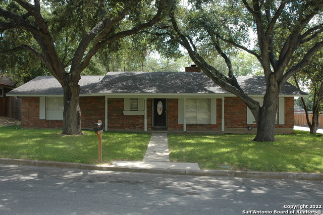 Great home in quiet subdivision. Easy access to Medical Center, UTSA, USAA. Three bedrooms two baths, inside laundry room with granite/chrome utility sink. Granite countertops in kitchen, stainless steel refrigerator, oven, microwave vent hood. Wood floors in kitchen dining, den and hall. Central heat and air, two car side entry garage. Fenced yard.