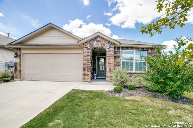 OPEN SUNDAY SEPT. 25th 2-4 PM. Agents, sell this home and be entered into a Blue Rewards drawing to win $10,000!!  This 3 sides brick single story 4 bedroom, 2 bath is nestled in the coveted community of Valley Ranch.  The inviting entry opens to a decorative wall nook and spacious open floor plan that is perfect for family life and entertaining. The chef's kitchen comes complete with beautiful espresso cabinetry, huge granite island/breakfast bar, abundant granite countertops, stainless steel appliances and gas range.  The living area features 9 ft. ceilings and adjoins kitchen and dining area.  In the private primary suite, homeowners will appreciate the huge closet, separate tub and shower and dual vanities.  Enjoy lots of windows and natural light in this home. Covered patio and good sized back yard to enjoy. Corner lot.  Family life is easy in Valley Ranch with all the wonderful neighborhood amenities at the front of the neighborhood--Pool, splash pad for the little ones, playground, club house, equipped exercise gym, so much more!  Elementary school is in the neighborhood.  Make an appointment to see this beautiful home today.