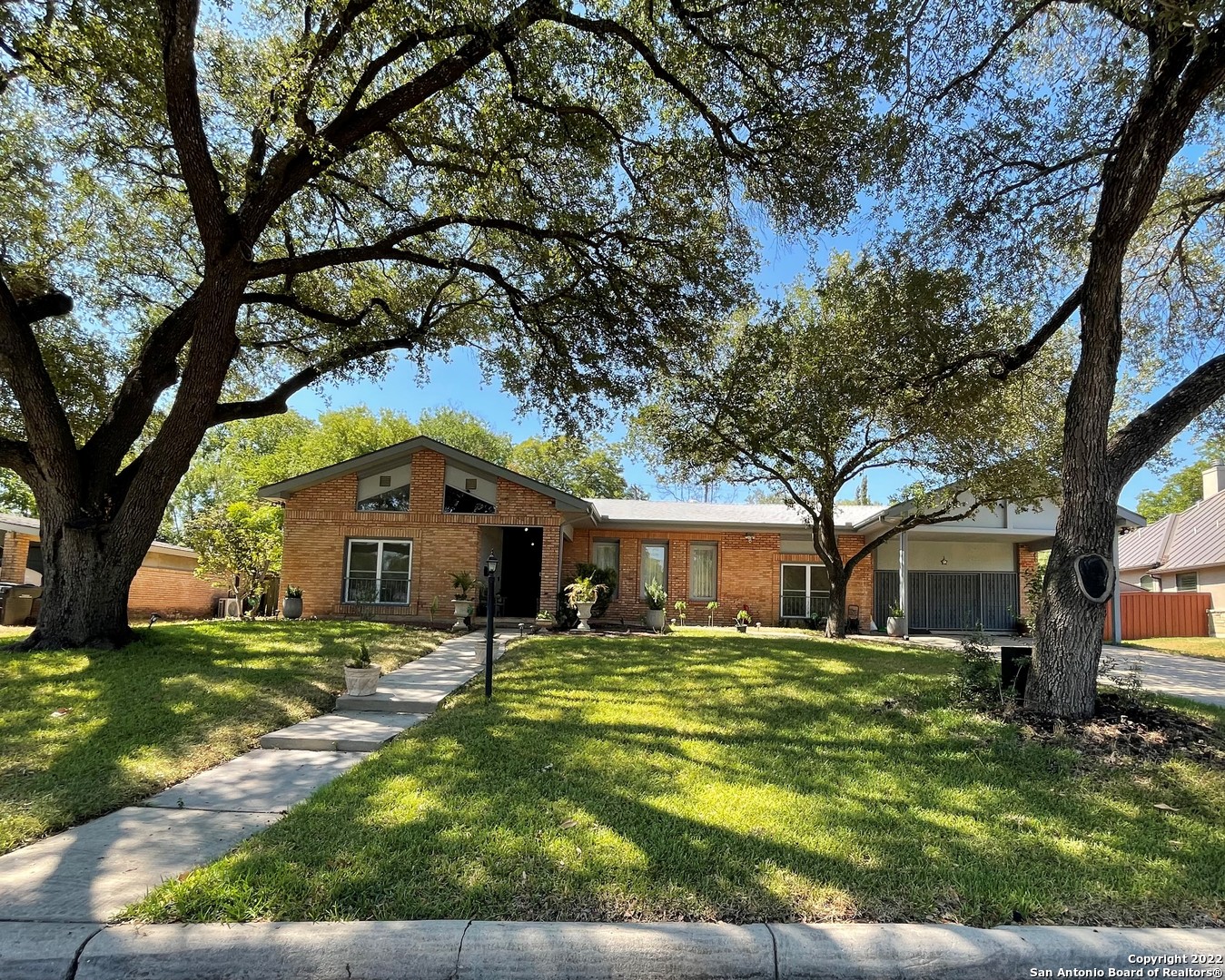 **Come see this beautiful uniquely designed home with 10 foot ceilings in heart of East Shearer Hills.  Home was renovated back in 2011 by raising the roof and adding an extra Master Bedroom, and increasing the total Square Feet to approx. 2,534 as per Seller.  You will see the spacious home, suitable even to large families with room for outdoor family gatherings in a nice covered porch overlooking a backyard covered with mature trees and storage shads. It has 4 bedrooms, 3 full baths, study, and will not disappoint you.  It's conveniently located to airport, North Star Mall, the Quarry Mall, Trinity University, Incarnate Word and Downtown.  Make the offer before it's too late.