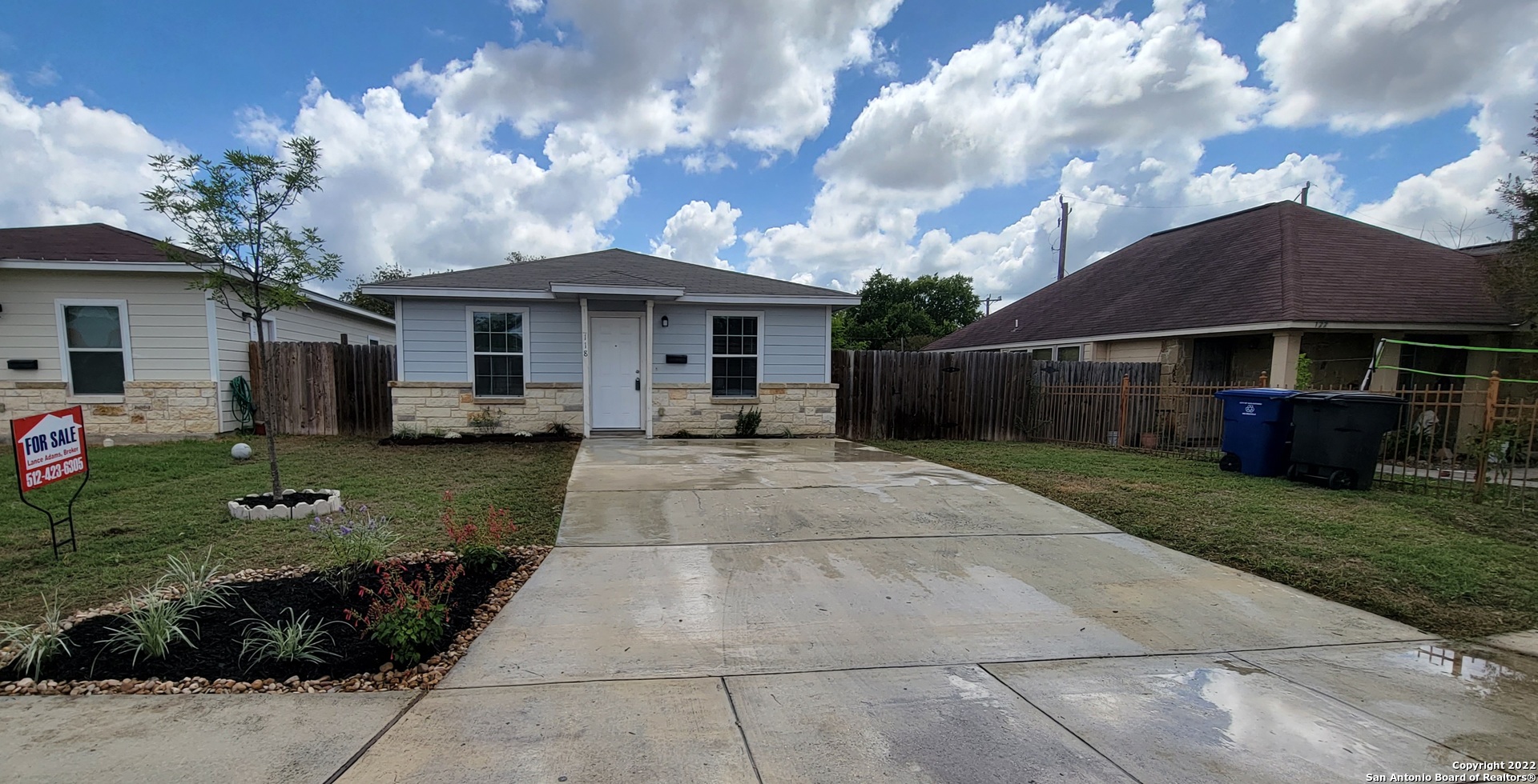 This house was built in 2017 and all of the other houses on Carranza Street are quite new which gives this small quiet cul-de-sac neighborhood a great feel as well as low future maintenance costs. It is conveniently located near Lackland Air Force Base, Alto College and downtown.