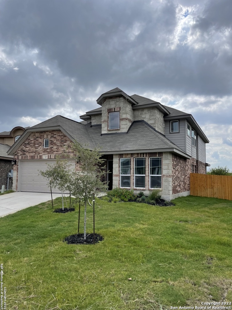 Beautiful home built in 2022 with lots of storage, 4 bedrooms, 3 bathrooms, an office, and two car garage located on a cul-de-sac. Home is near Fort Sam Houston, Brook Army Medical Center, Randolph Air Force Base, and a short drive from downtown San Antonio.