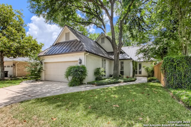 LOCATION, LOCATION, LOCATION! This beautiful 3/3/2 Metal Roof Home is located in the highly sought community of "OAKWELL FARMS". Close to the Airport, Downtown/The Pearl, Alamo Heights/The Quarry, 281, BAMC, & Randolph Brooks AFB.  Featuring: Gorgeous Plantation Shutters, Granite Counters, "Anderson" Sliding Door & a Beautifully Remodeled Master Bath Suite w/ Walk-In Shower & Large Soaking Tub.  Retreat to the backyard & enjoy the covered patio for additional living space outdoors. Gate Guard Community