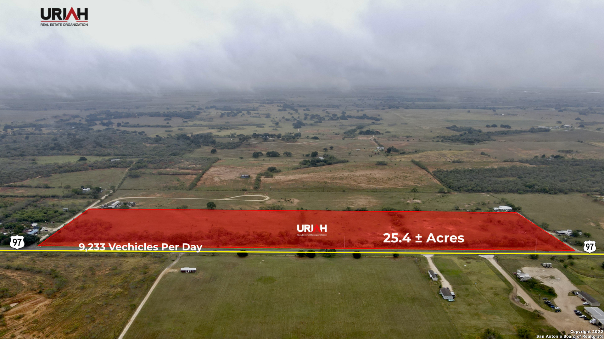25.4 acres on State Highway 97, Floresville, TX 78114