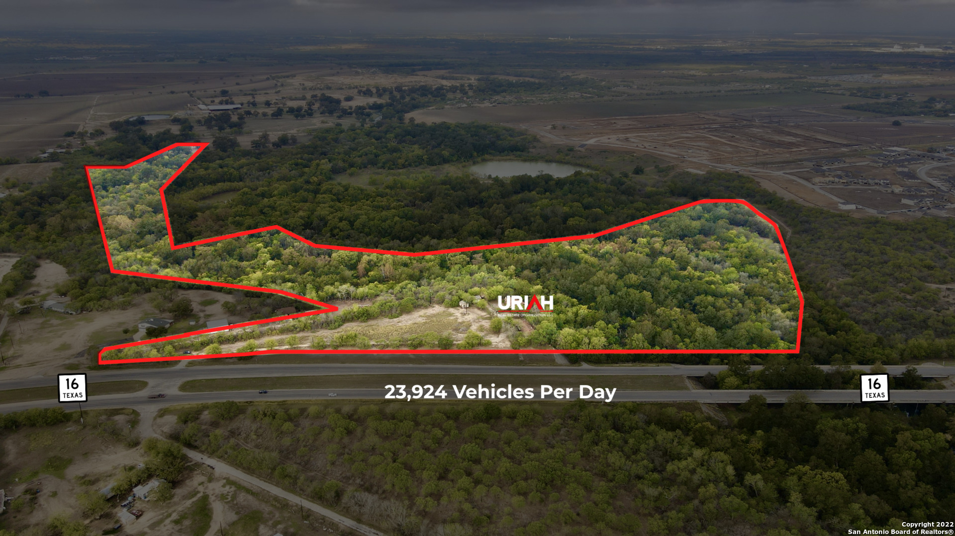 27.92 acres on State Highway 16, Von Ormy, TX 