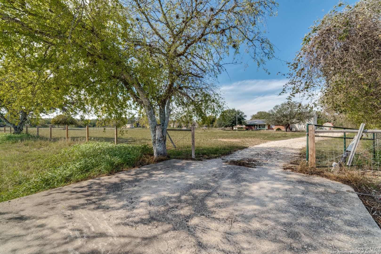 This home is truly a rare gem! This beautiful home is situated on a 2.95-acre lot with a studio apartment above the garage! The property is just outside of city limits so all livestock is allowed, yet it's still connected to city water and located within Bexar County. Solar panels will be paid off upon closing as well!