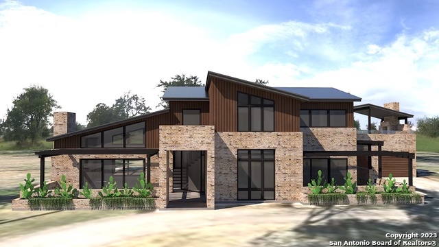 A new modern construction home set to be built "on the hill",  The property is truly a rare gem, situated in an exclusive area that grants Spring Island privileges on the Comal river, which are limited to only a few deeded properties, offering some of the best amenities and outdoor activities in the region. This home features 4 spacious bedrooms and 4.5 bathrooms, spanning 3,689 sqft of luxurious living space on over 1 acre of land. High-end finishes throughout with large windows that allow natural light to flood the home. Step outside to your own private retreat, complete with a greenhouse, Keith Zars pool, rooftop spa and a sports court perfect for staying active. The outdoor living spaces will provide ample room for hosting gatherings and creating unforgettable memories with family and friends.
