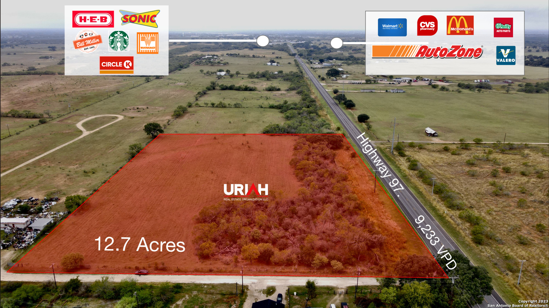 12.7 acres on State Highway 97, Floresville, TX 78114