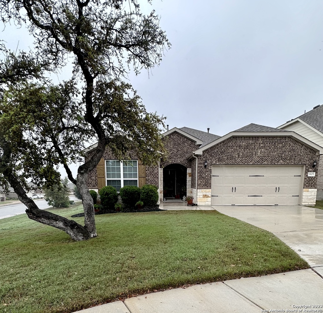----OPEN HOUSE SAT-SUN 3/25-3/26  2PM to 4PM  -------If you are looking for a beautiful home in a great location.....this is it!! At the end of the street in a cul-de-sac green belt,  there are no neighbors on one side, another green belt in the back, and it's elevated to overlook the morning sunrise or the evening moon. The extended garage allows for fixed stairs to an attic storage area and the rest of the home has loads of storage, including a second pantry in the laundry room. There are two bedrooms and a versatile flex room that has been used as an office, a TV room and a formal dining room. The back of the home boasts a covered sitting area that stretches into a beautiful open porch and garden where you can see deer in the back, New Years and Fourth of July fireworks across the night horizon or a gorgeous starry night. There are many updates to this home making it a one-of-a-kind showplace: extended granite island, Bosch dishwasher, pendant lights, water softener and reverse osmosis system, plus others, all making this home one you don't want to miss! Seeing is believing...Look at the pictures and then...come see what I mean!
